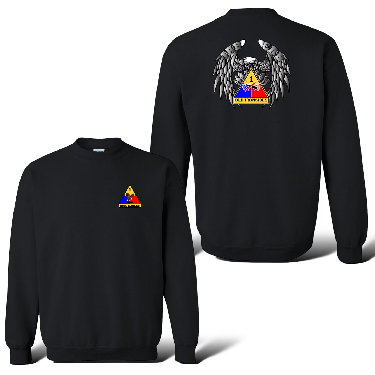 1AD CAB 50/50 Cotton/Polyester Crewneck Sweater