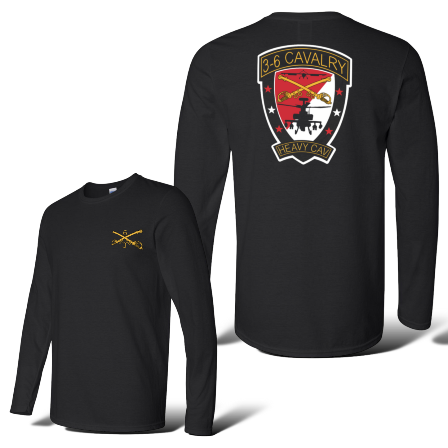 3-6 Cross Saber 100% Cotton Long Sleeve Shirt