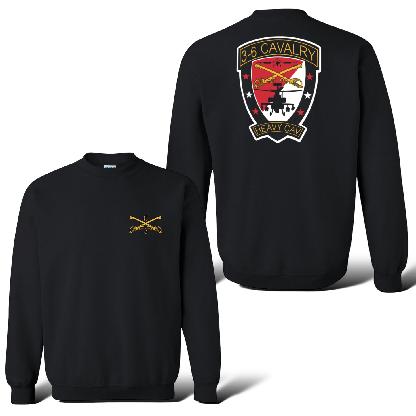 3-6 Cross Saber 50/50 Cotton/Polyester Crewneck Sweater