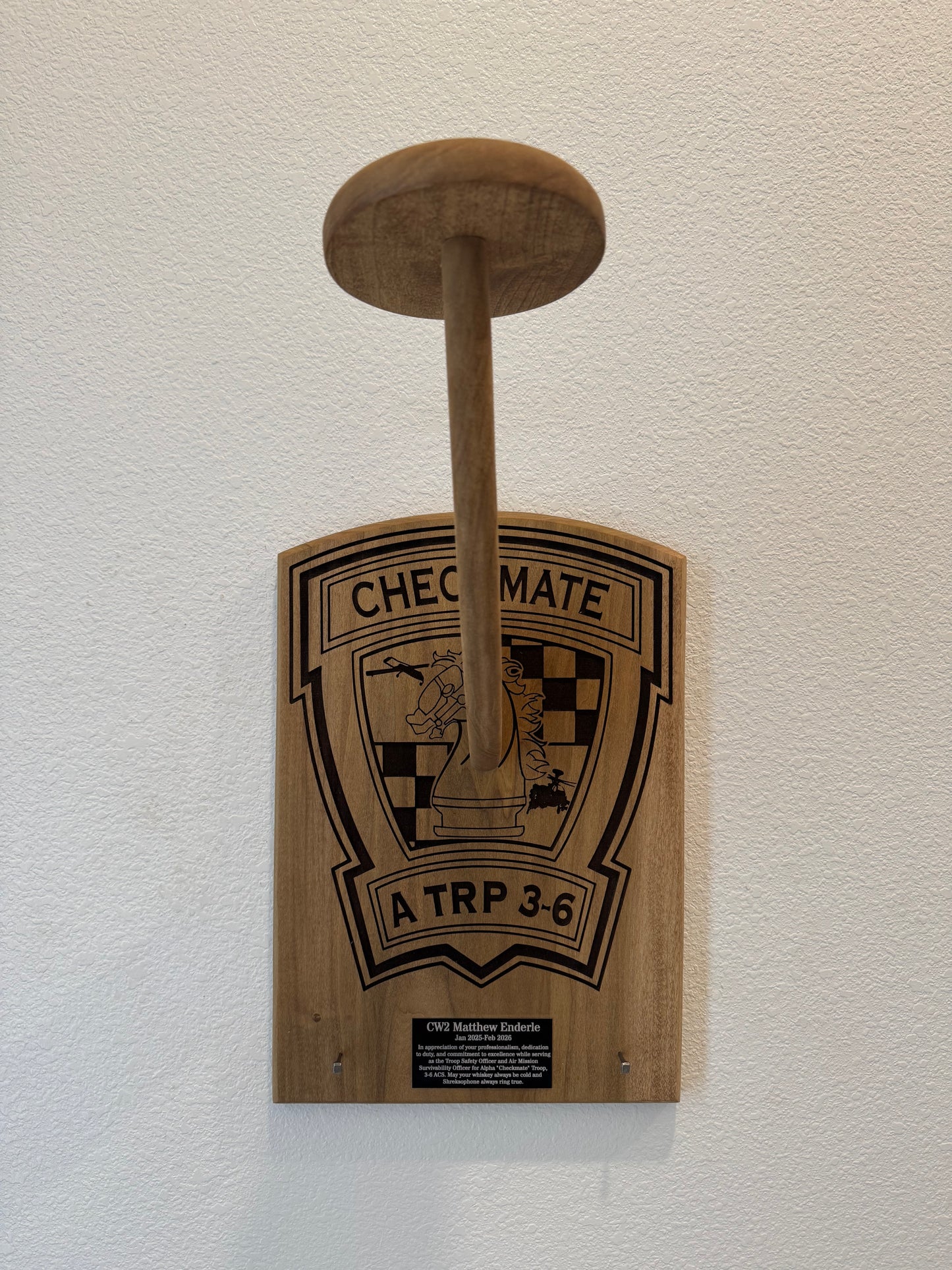 A Troop 3-6 Cav Stetson Holder