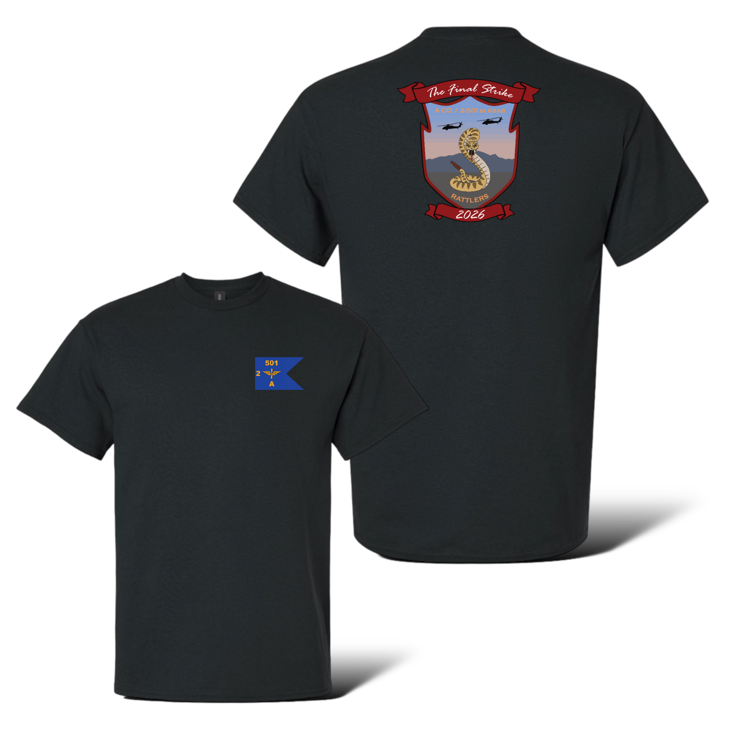 A Company 2-501 GSAB 100% Cotton T-Shirt