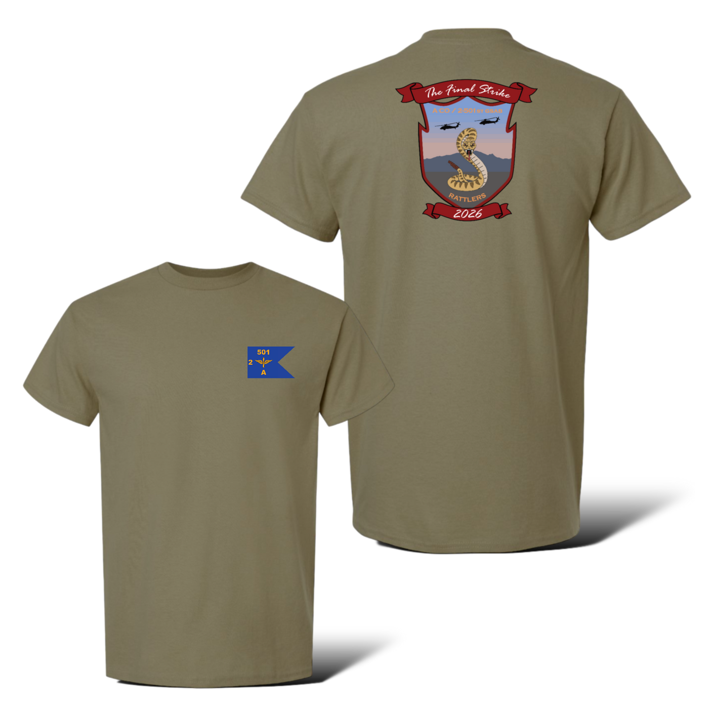 A Company 2-501 GSAB 100% Cotton T-Shirt