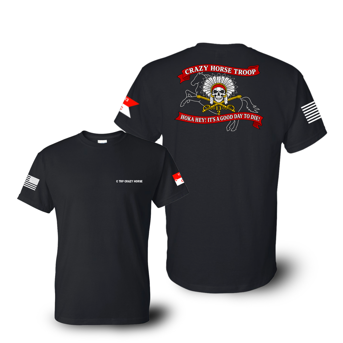 C Troop 2-13 Cav T-Shirt