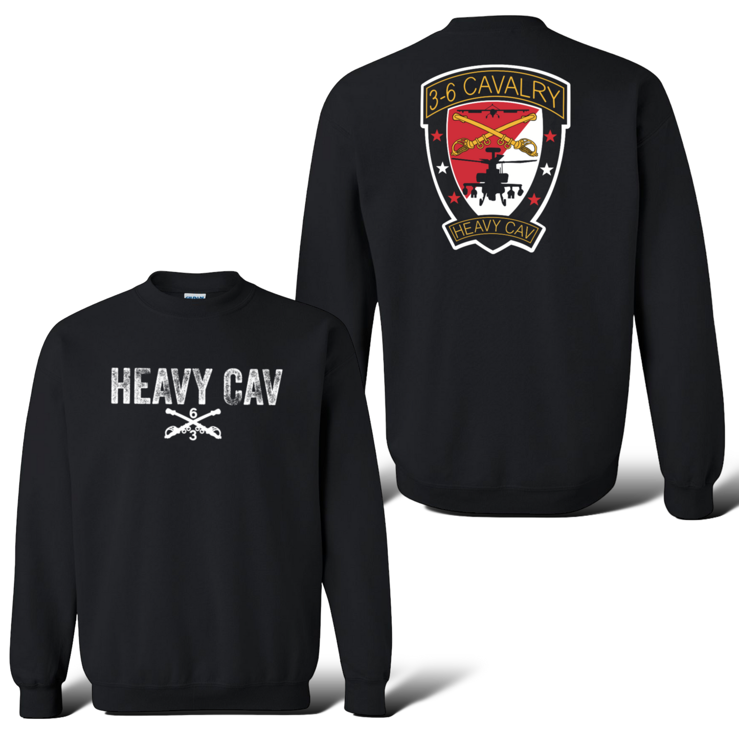 3-6 Heavy Cav 50/50 Cotton/Polyester Crewneck Sweater
