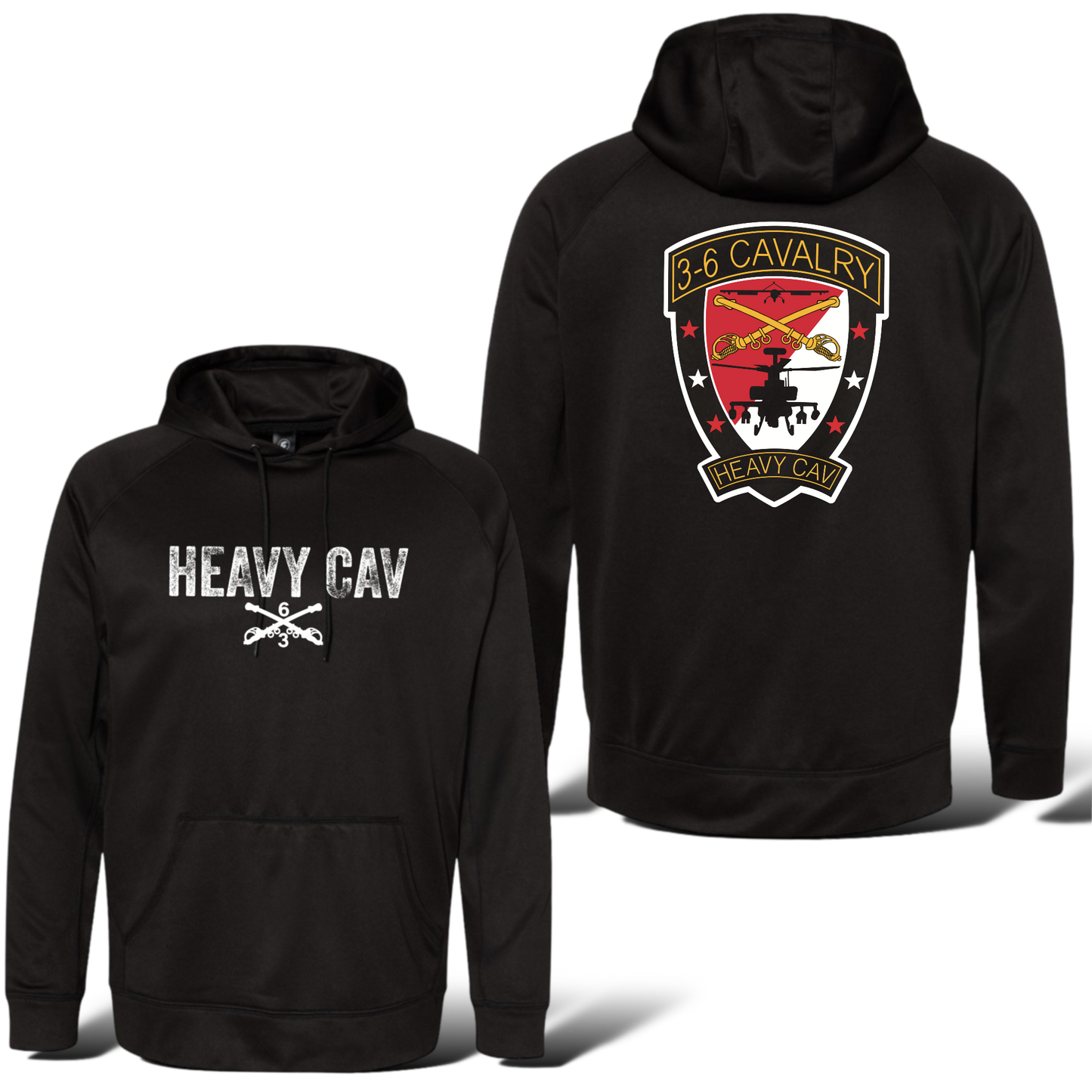 3-6 Heavy Cav Polyester Hoodie