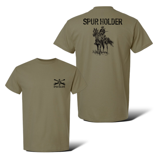 3-6 Cav Old Bill Spur Holder, 2024 100% Cotton T-Shirt