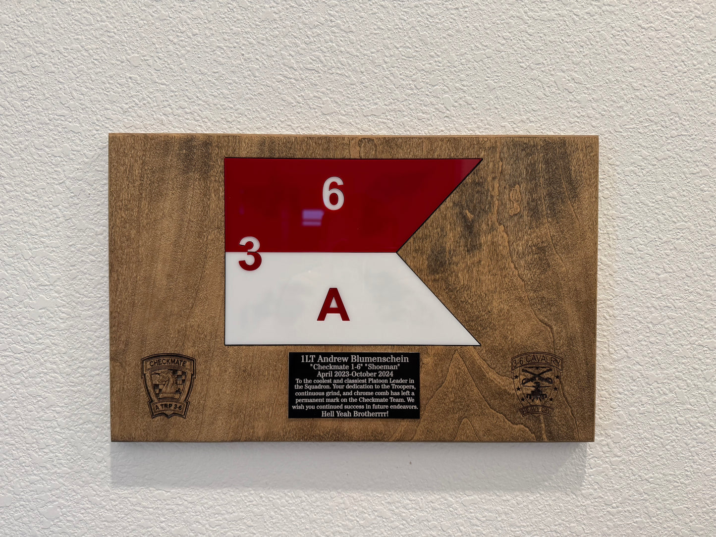 Troop Guidon Plaque