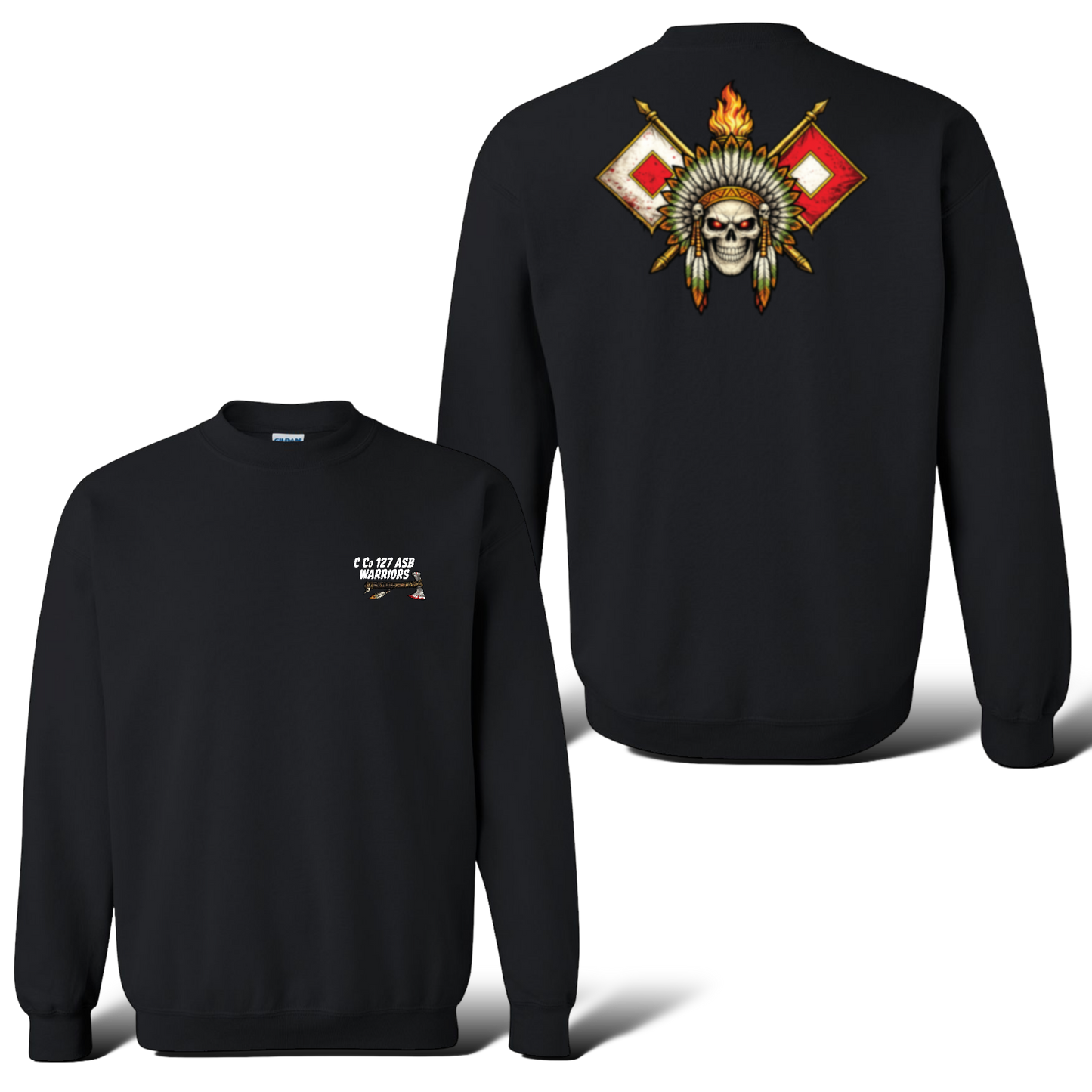 C Company 127 ASB 50/50 Cotton/Polyester Crewneck Sweater