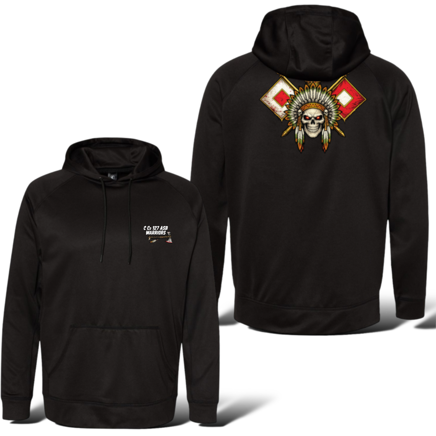 C Company 127 ASB Polyester Hoodie
