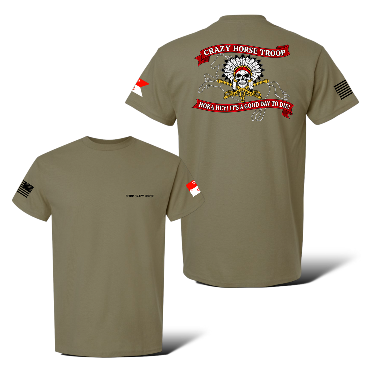 C Troop 2-13 Cav T-Shirt