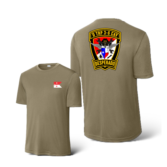 D Troop 3-6 Cav Polyester T-Shirt
