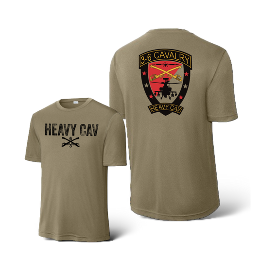 3-6 Heavy Cav Polyester T-Shirt