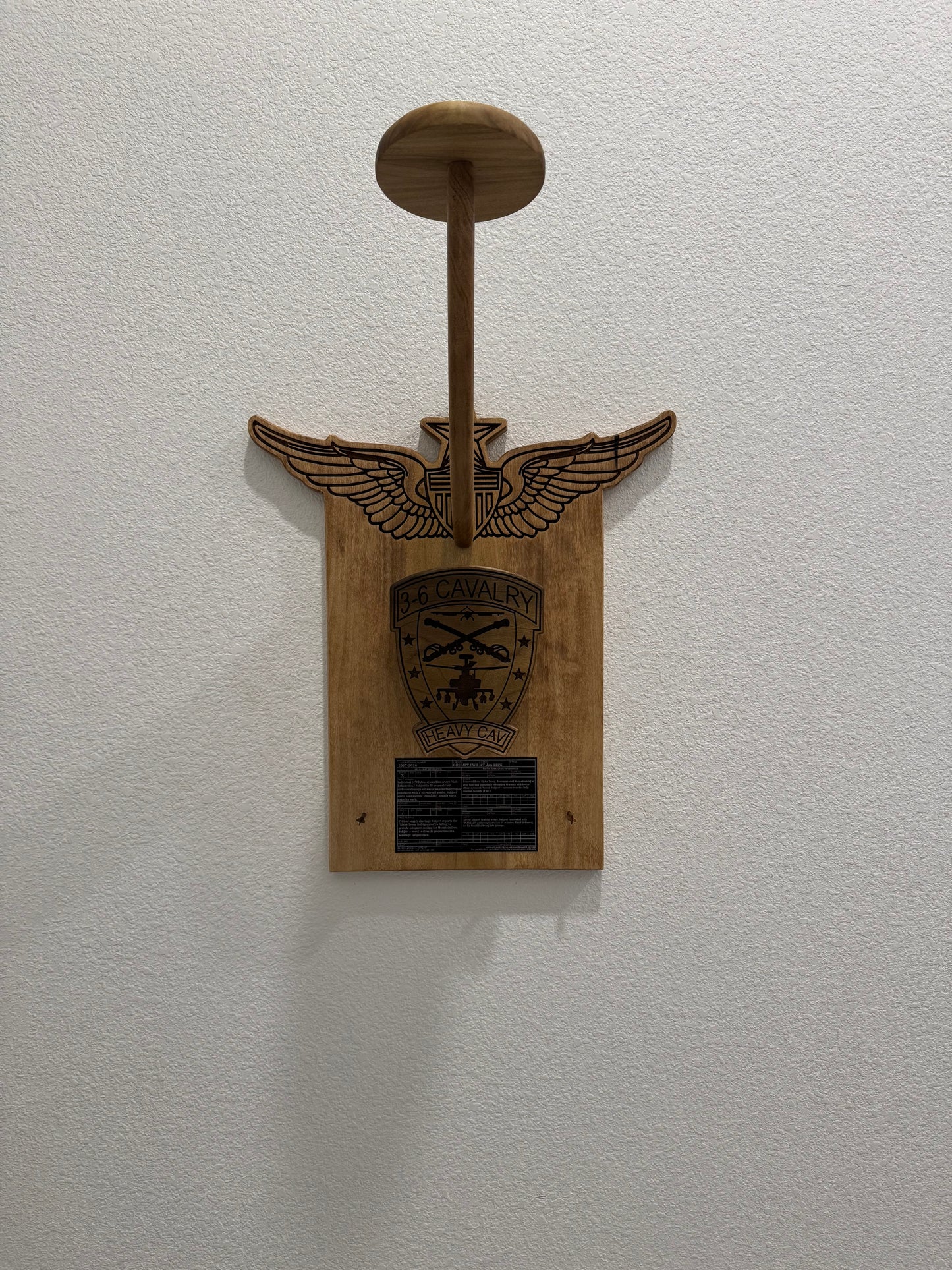 Custom Stetson Saber Spur Holder Mr. Jones