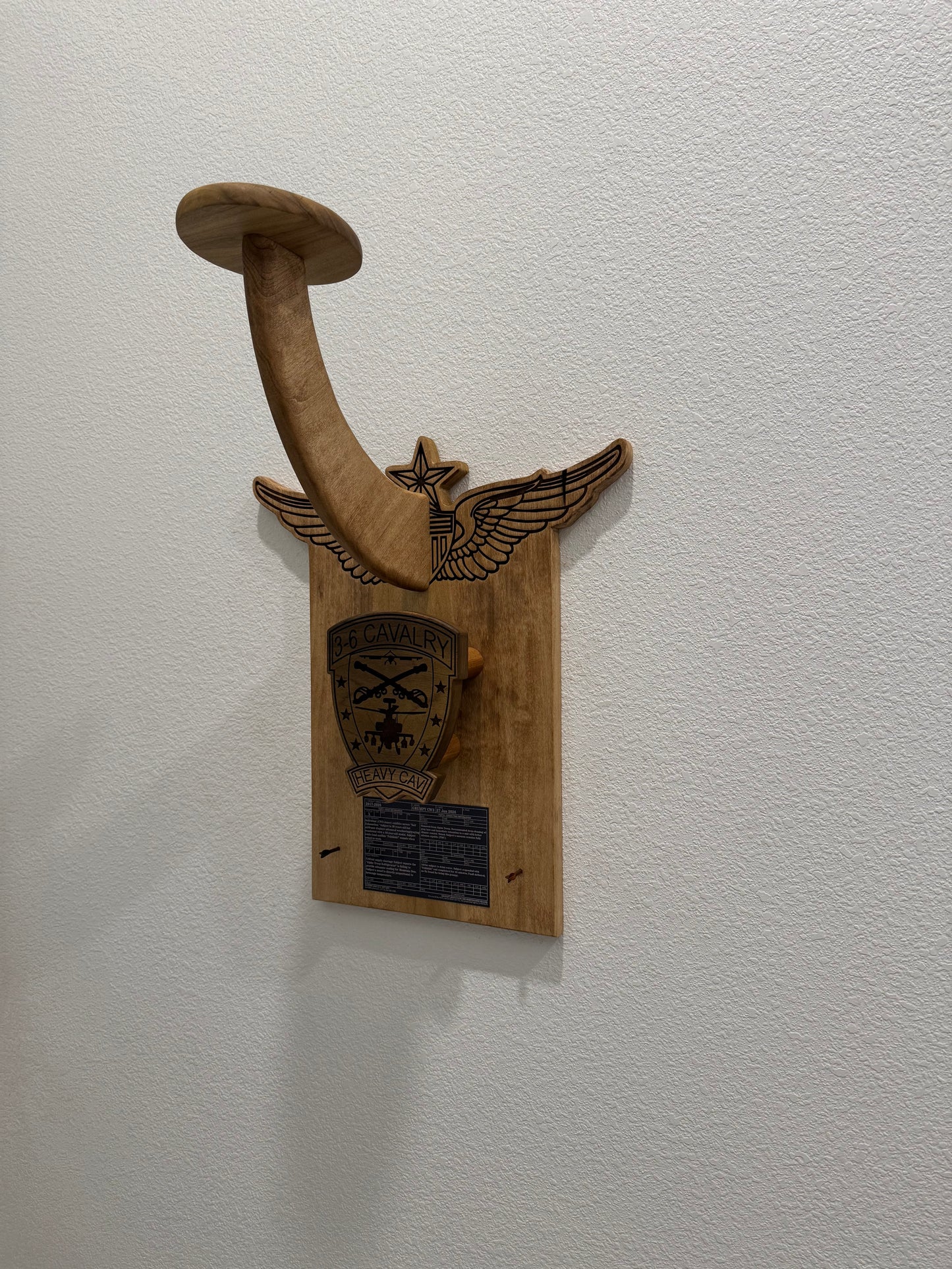 Custom Stetson Saber Spur Holder Mr. Jones