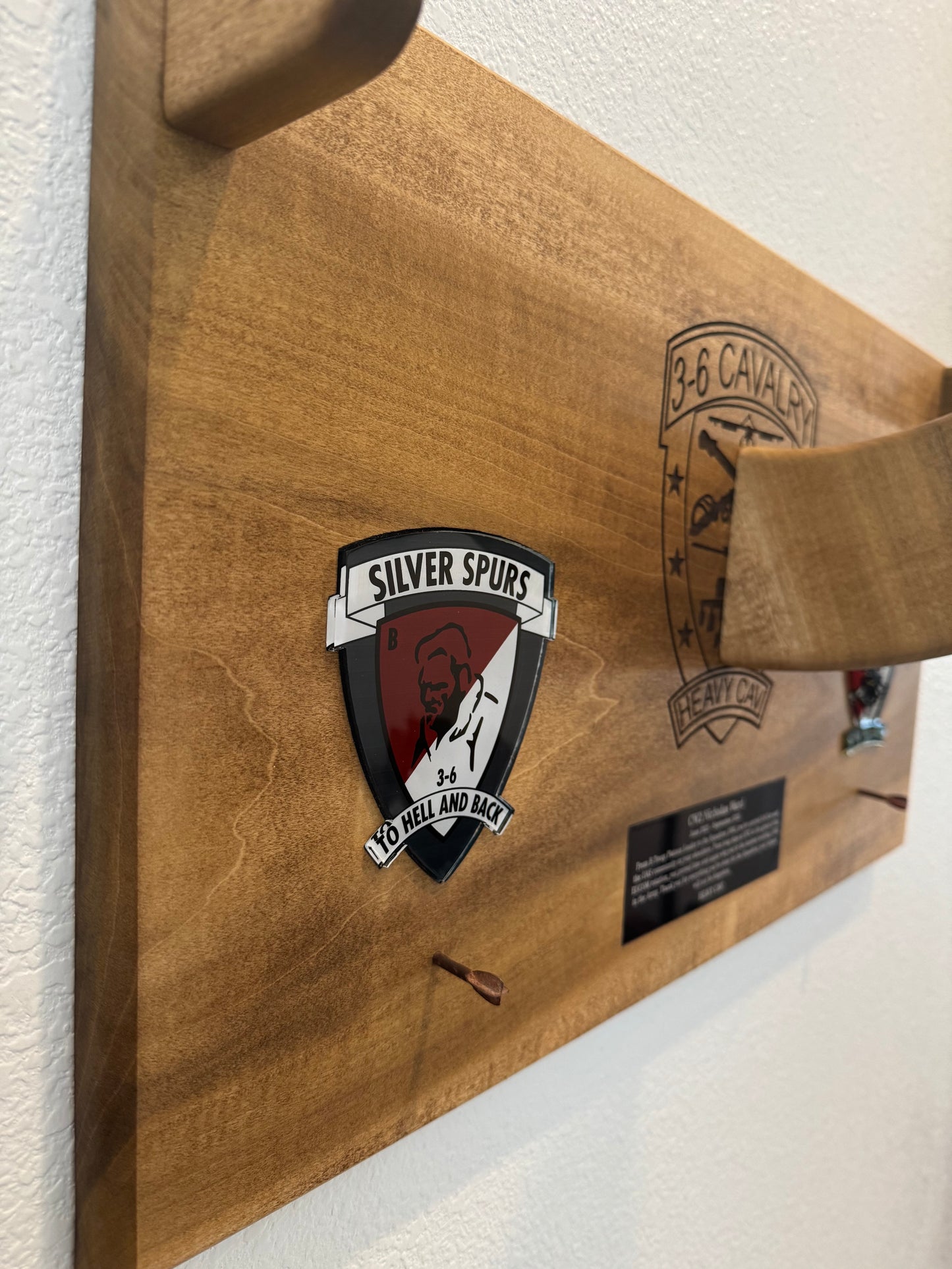 Stetson, Saber, Spur Holder, CW2 Ward